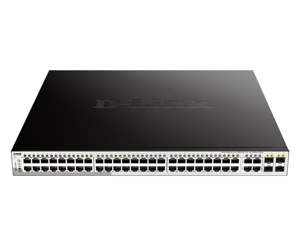 D-Link 48 портовый PoE Gigabit коммутатор DGS121052MP