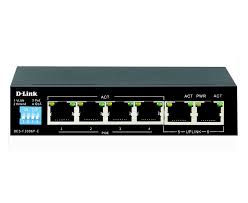 D-Link 6 портовый PoE коммутатор DES-F1006P