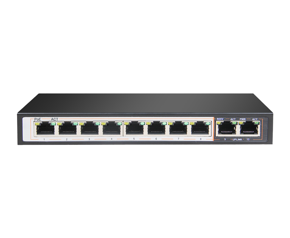 D-Link 8 портовый Gigabit Full PoE коммутатор DGS-F1010P