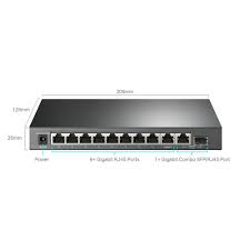 TP-Link 10 Port Gigabit Desktop Switch with 8 Port PoE+ TL-SG1210MP