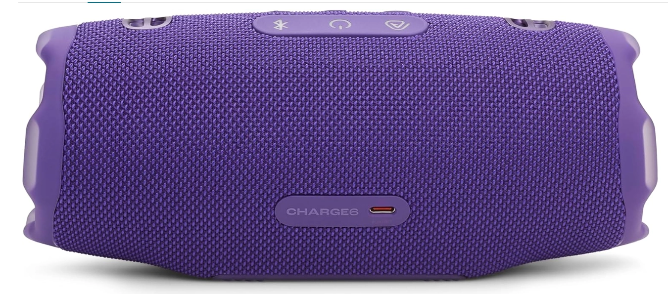 مكبر صوت محمول JBL Charge 6 باللون البنفسجي (1200130019593)