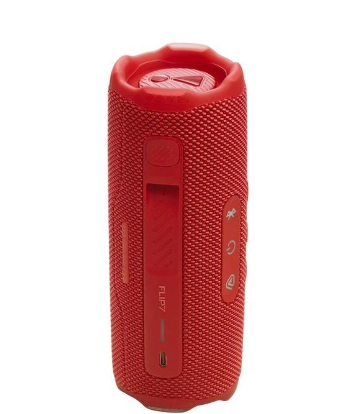 مكبر صوت محمول JBL Flip 7 باللون الأحمر (1200130019296)