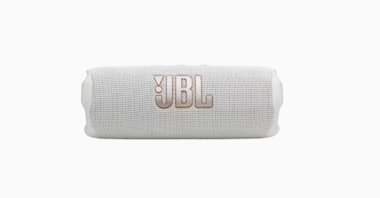 مكبر صوت محمول JBL Flip 7 باللون الأبيض (1200130019302)