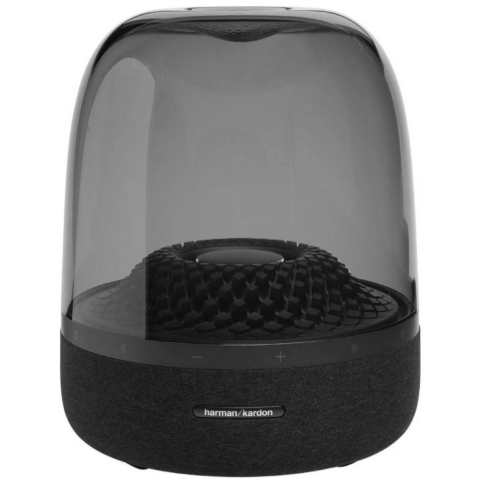 مكبر صوت بلوتوث Harman Kardon Aura Studio 4 باللون الأسود (HKAURAS4BLKUK-N)