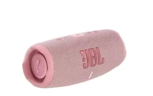 مكبر صوت محمول JBL Charge 5 باللون الوردي (JBLCHARGE5PINK)