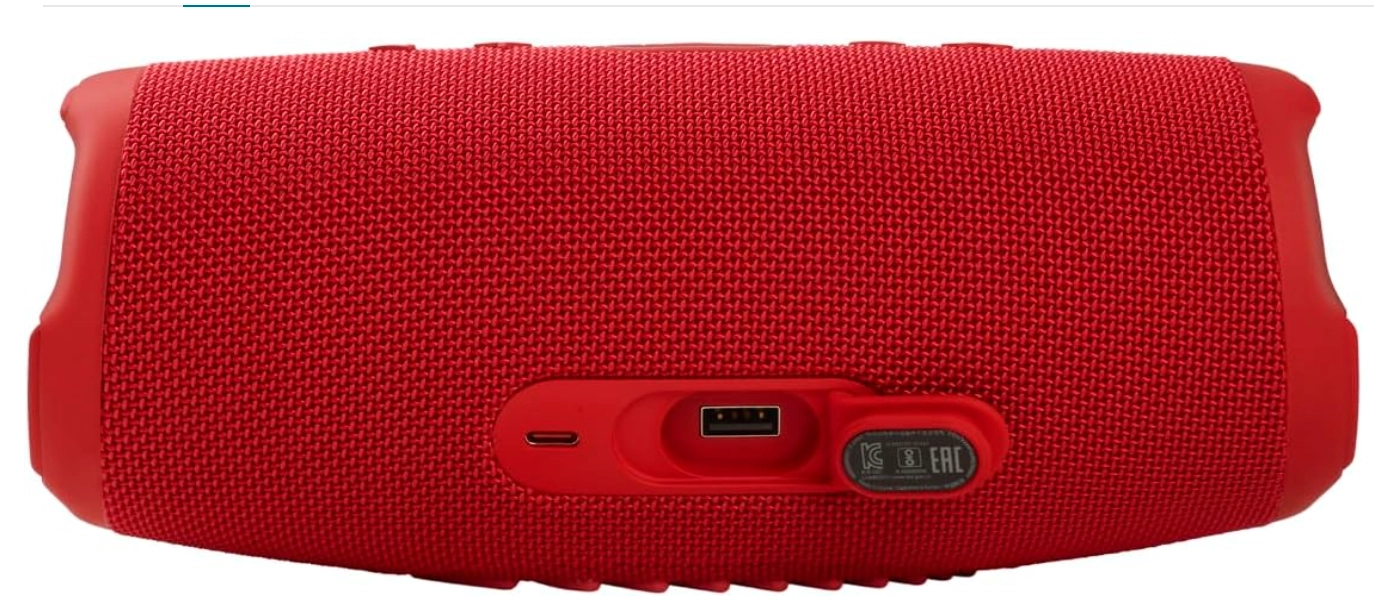 مكبر صوت محمول JBL Charge 5 باللون الأحمر (JBLCHARGE5RED)
