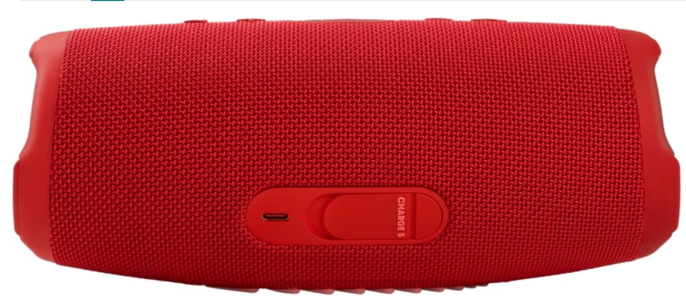 مكبر صوت محمول JBL Charge 5 باللون الأحمر (JBLCHARGE5RED)