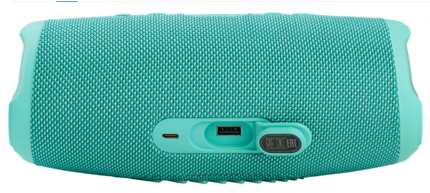 مكبر صوت محمول JBL Charge 5 باللون الفيروزي (JBLCHARGE5TEAL)