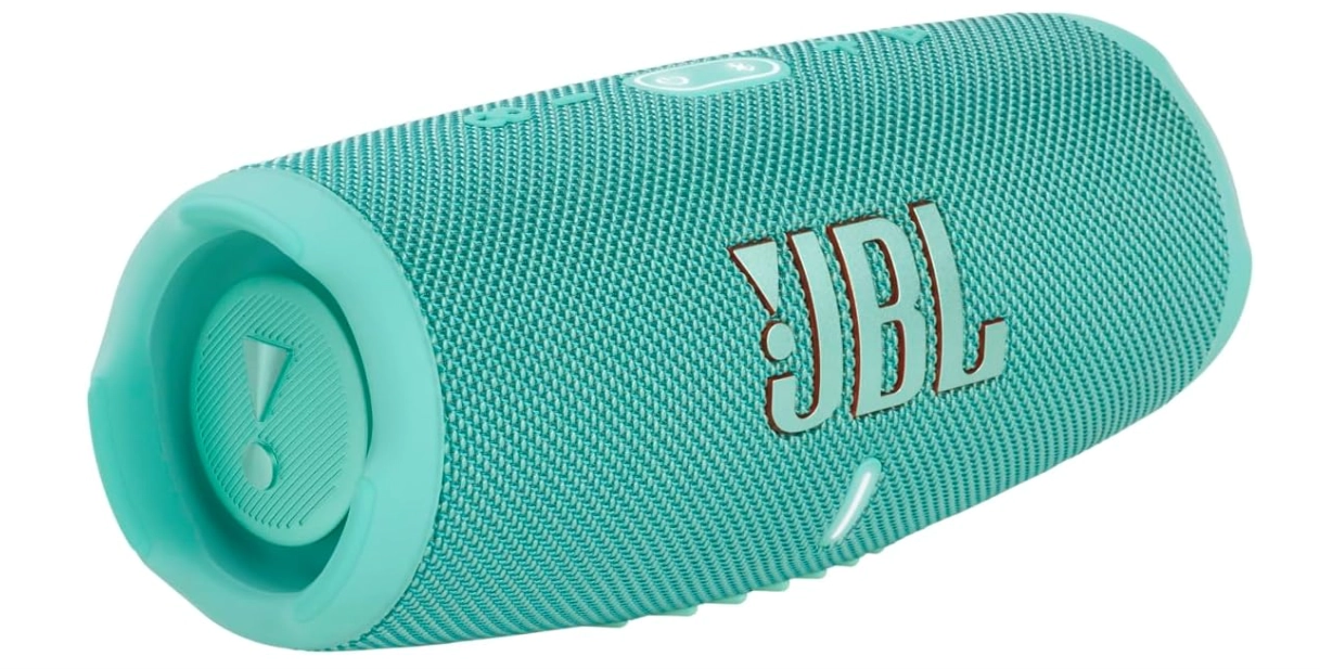 مكبر صوت محمول JBL Charge 5 باللون الفيروزي (JBLCHARGE5TEAL)