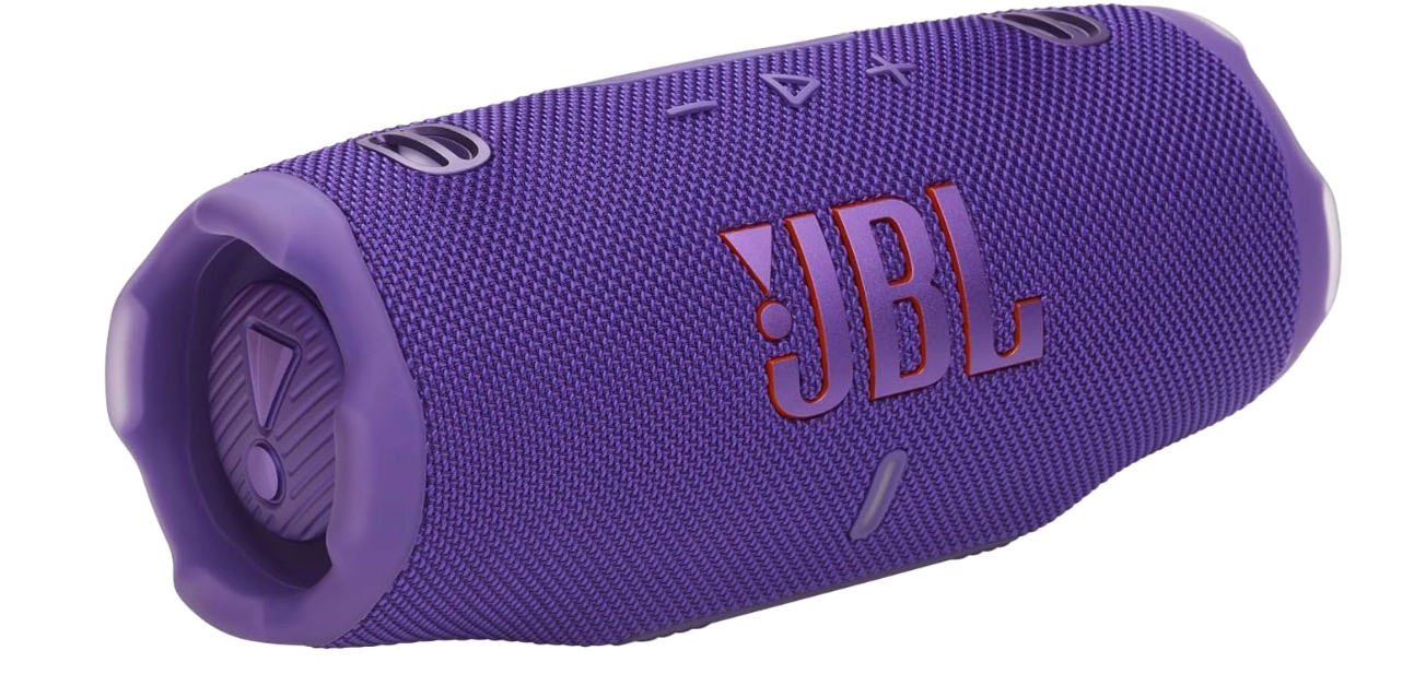 مكبر صوت محمول JBL Charge 6 باللون البنفسجي (JBLCHARGE6PUR)