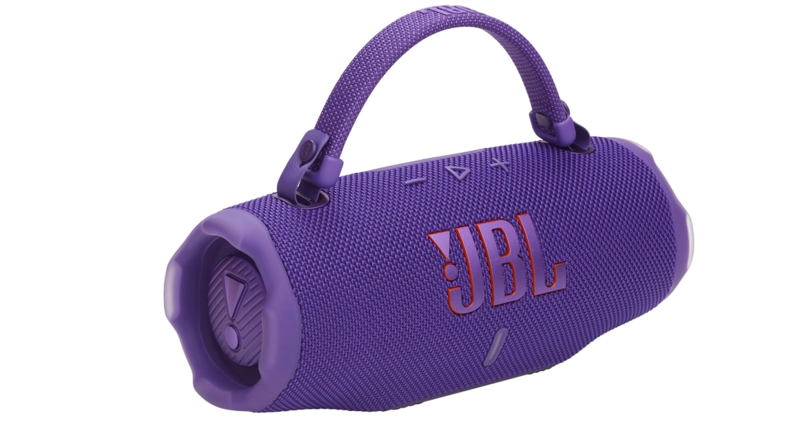 مكبر صوت محمول JBL Charge 6 باللون البنفسجي (JBLCHARGE6PUR)
