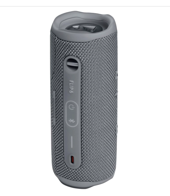 Портативная колонка JBL Flip 6, Серая (JBLFLIP6GREY)