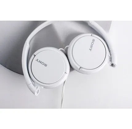 Проводные наушники Sony MDR-ZX110AP, Белые (MDRZX110APWZE)