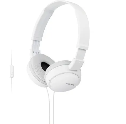 Проводные наушники Sony MDR-ZX110AP, Белые (MDRZX110APWZE)