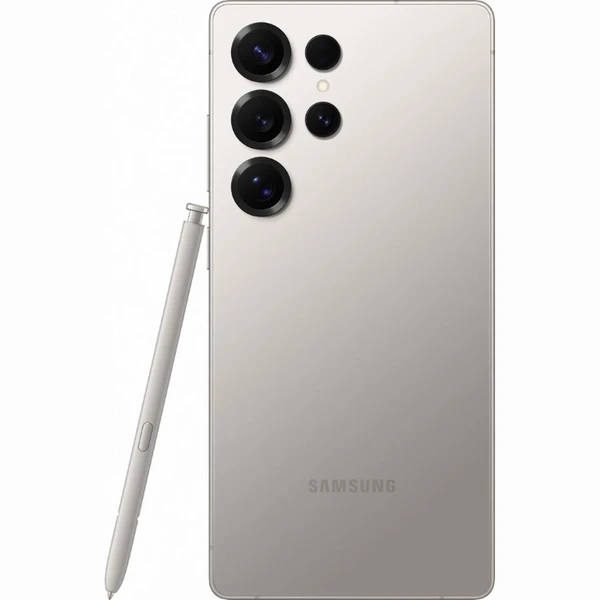 Samsung Galaxy S25 Ultra ‏(SM-S938) بسعة 12 جيجابايت / 512 جيجابايت 5G رمادي تيتانيوم