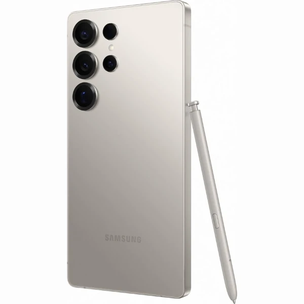 Samsung Galaxy S25 Ultra ‏(SM-S938) بسعة 12 جيجابايت / 256 جيجابايت 5G رمادي تيتانيوم