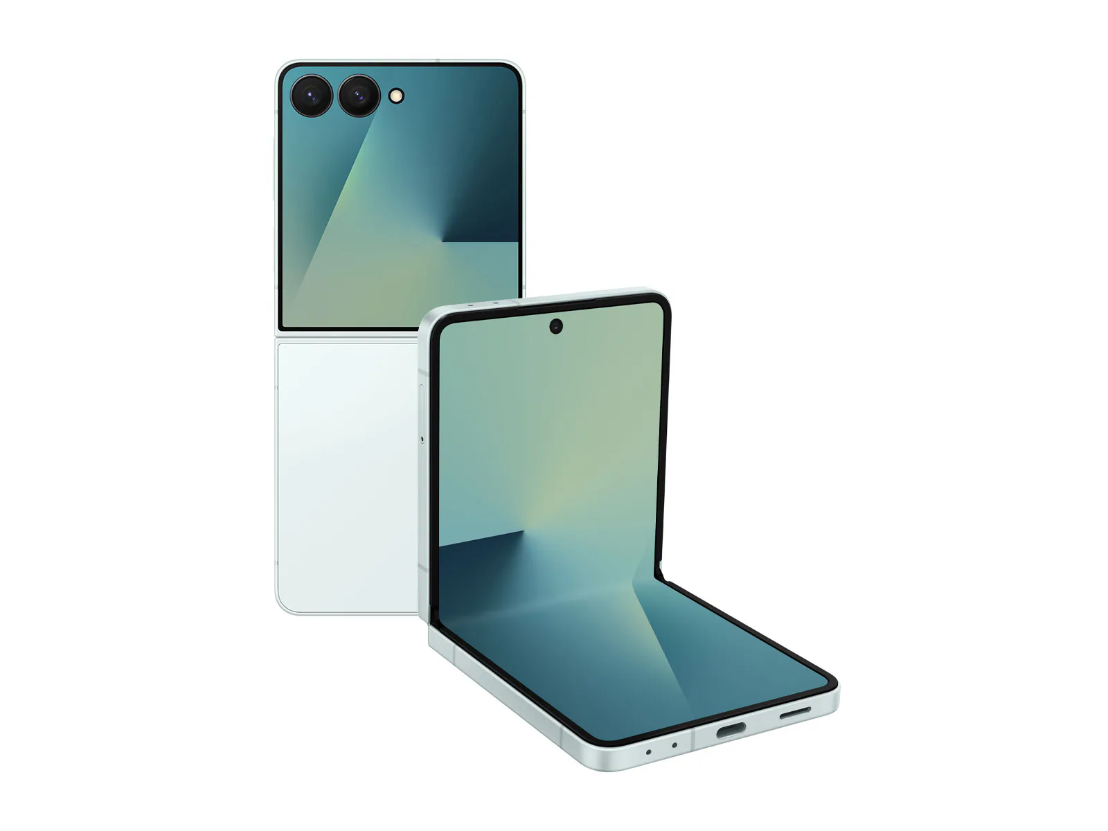 Samsung Galaxy Z Flip7 ‏(SM-F766) بسعة 12 جيجابايت / 512 جيجابايت 5G نعناعي