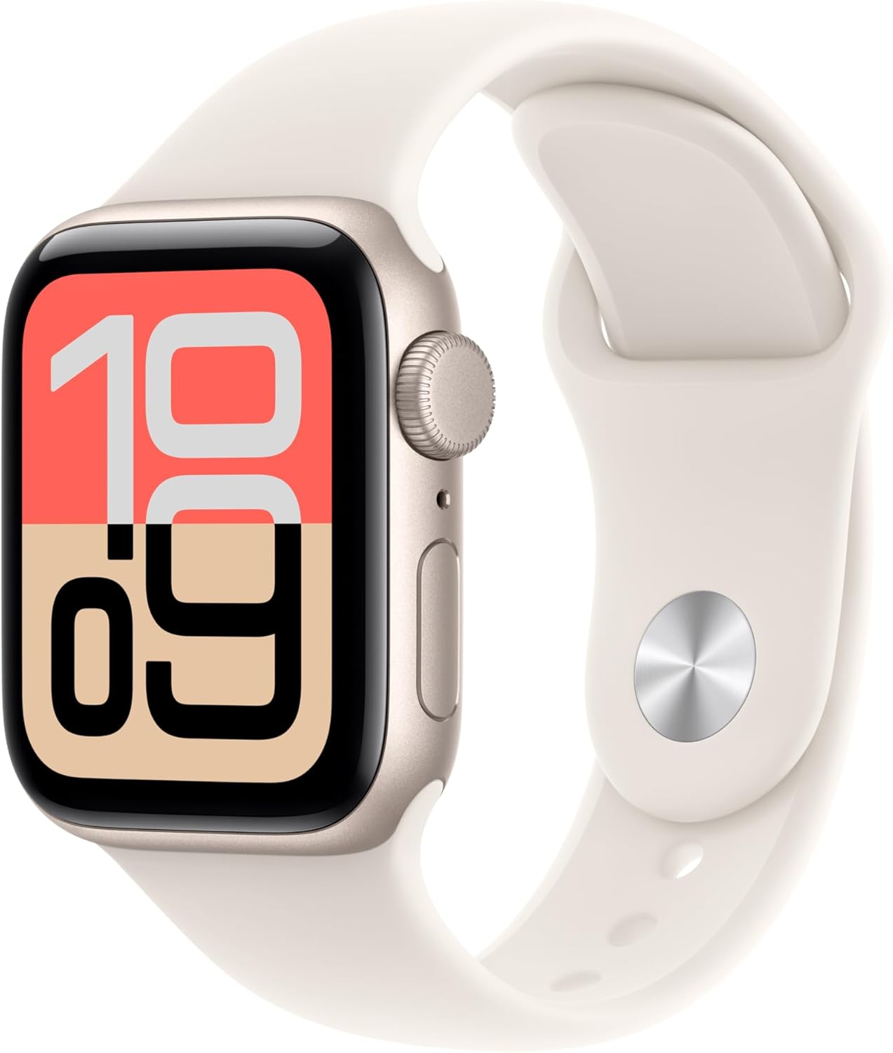Apple Watch SE 3 GPS 40mm Starlight алюминиевый корпус с ремешком Starlight Sport (MEH34) S/M