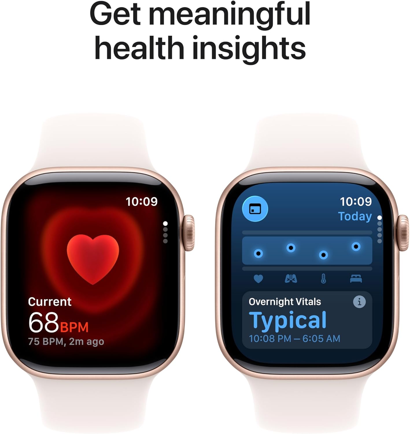 Apple Watch Series 11 GPS 42mm Rose Gold алюминиевый корпус с ремешком Light Blush Sport (MEU44) M/L