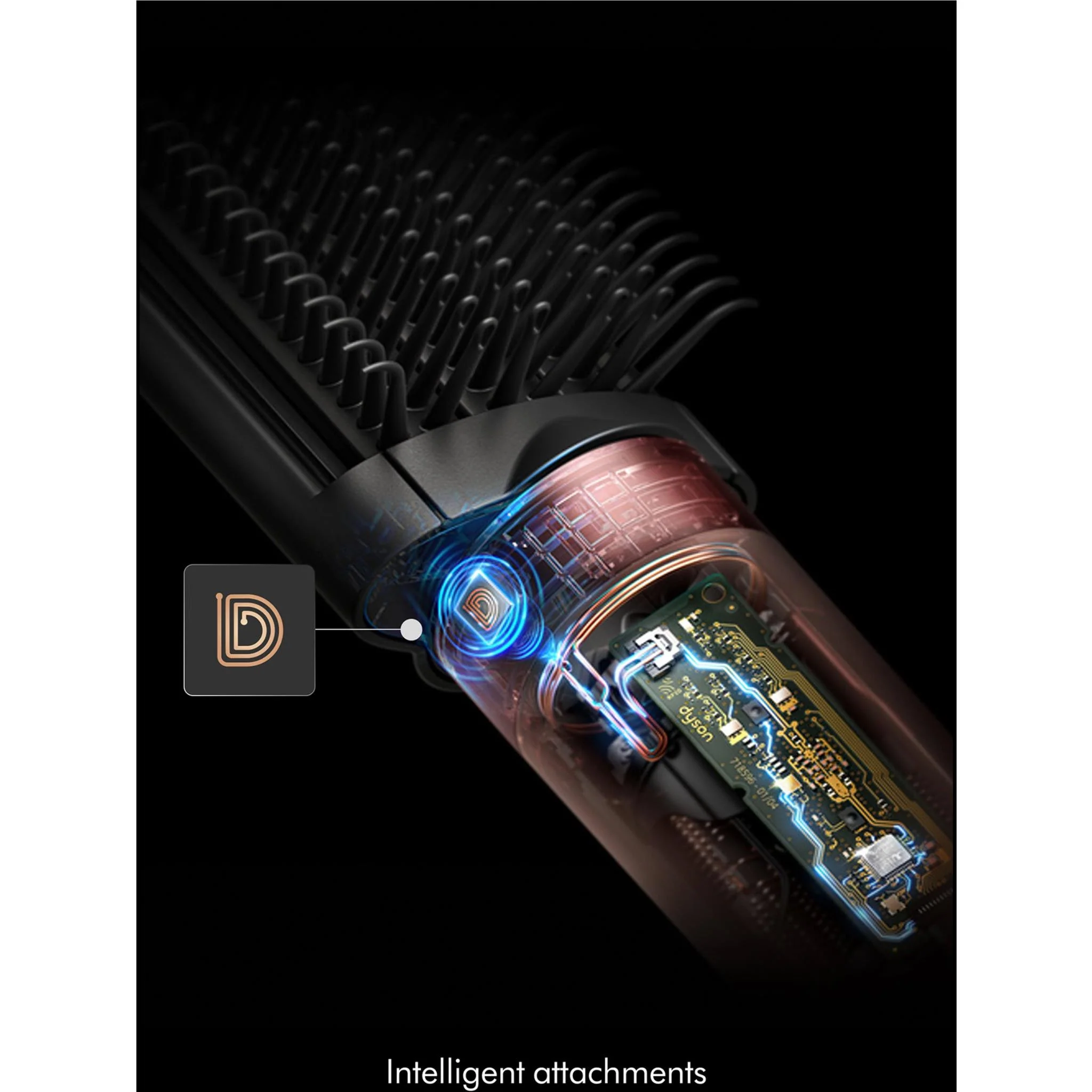 Фен Dyson HS09 Airwrap co-anda 2x Янтарный Шелк