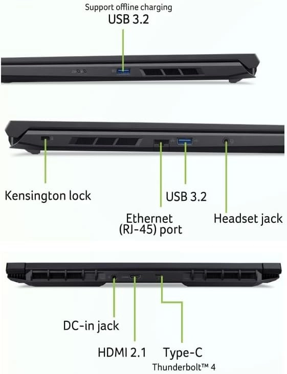 Ноутбук Acer Nitro V16 i7-14650HX 16 ГБ/512 ГБ (NH.QTREM.001)