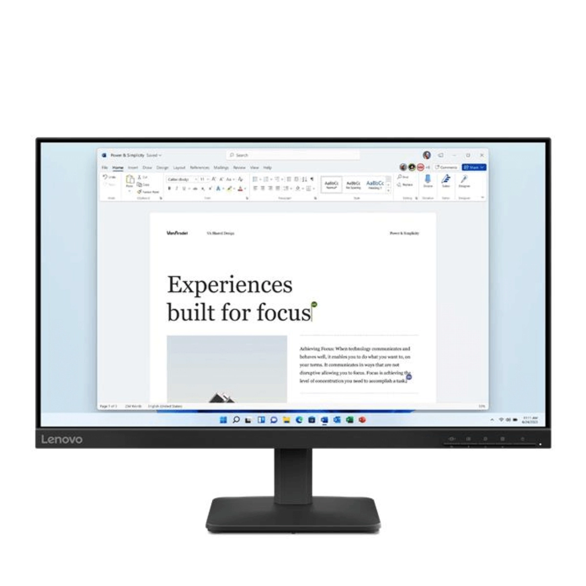 شاشة Lenovo L24E-4E (68C2KAC1AE)