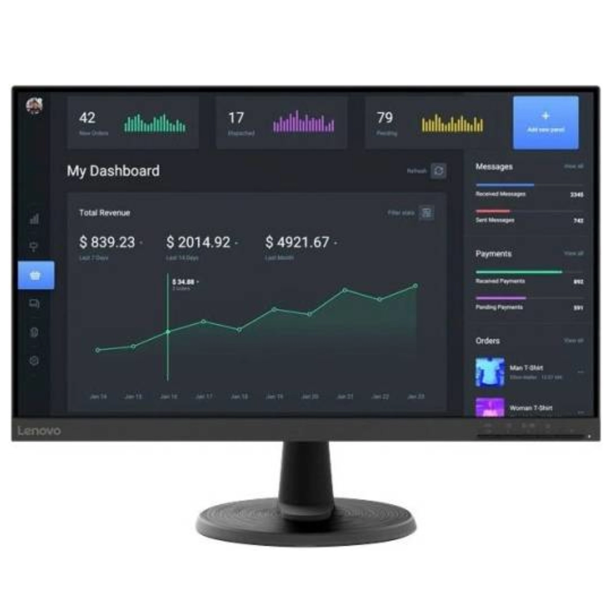 شاشة Lenovo C24-40 (63DCKAT6UK-G)