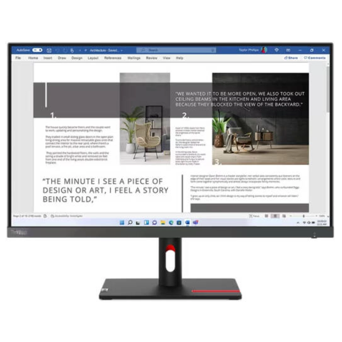 شاشة Lenovo ThinkVision S27i-30 (63DFKAT4UK)