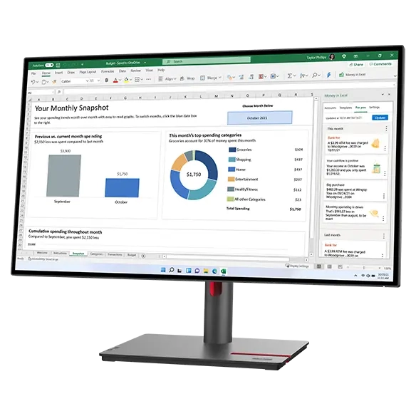 شاشة Lenovo ThinkVision P27h-30 (63A1GAT1UK)
