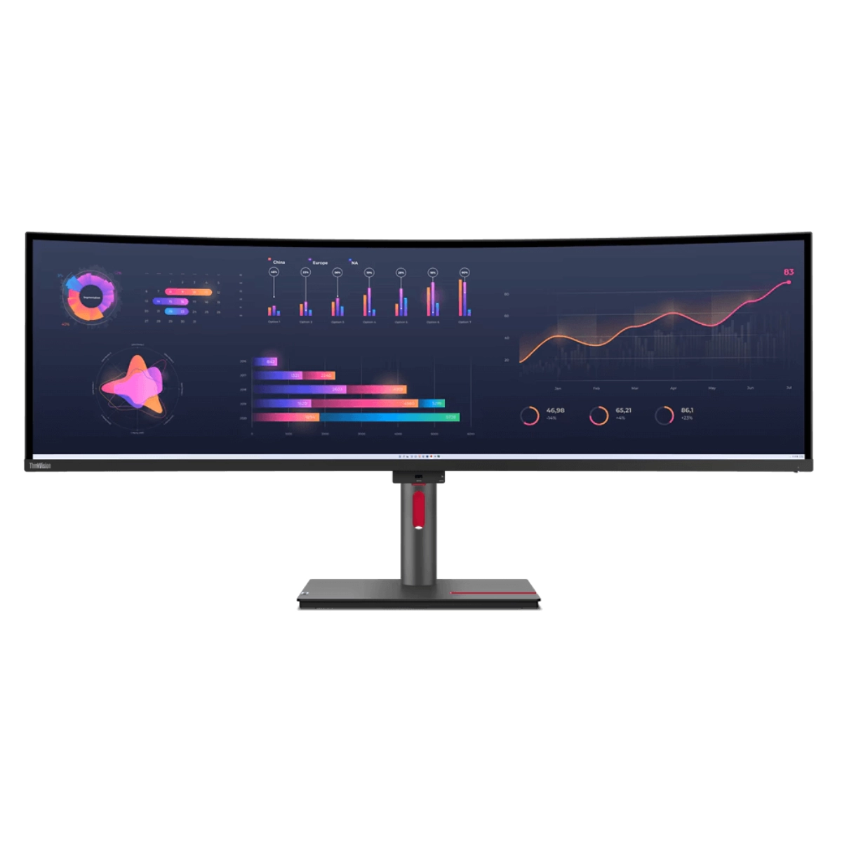 شاشة Lenovo ThinkVision P49w-20 (63DBRAT1UK)