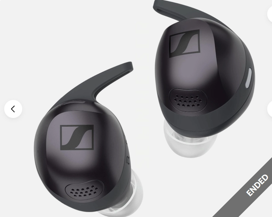 سماعات أذن لاسلكية Sennheiser Momentum Sport True Wireless بلون الجرافيت (700305)