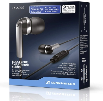 Sennheiser CX 2.00G Black In-Ear Wired Headset (506088)