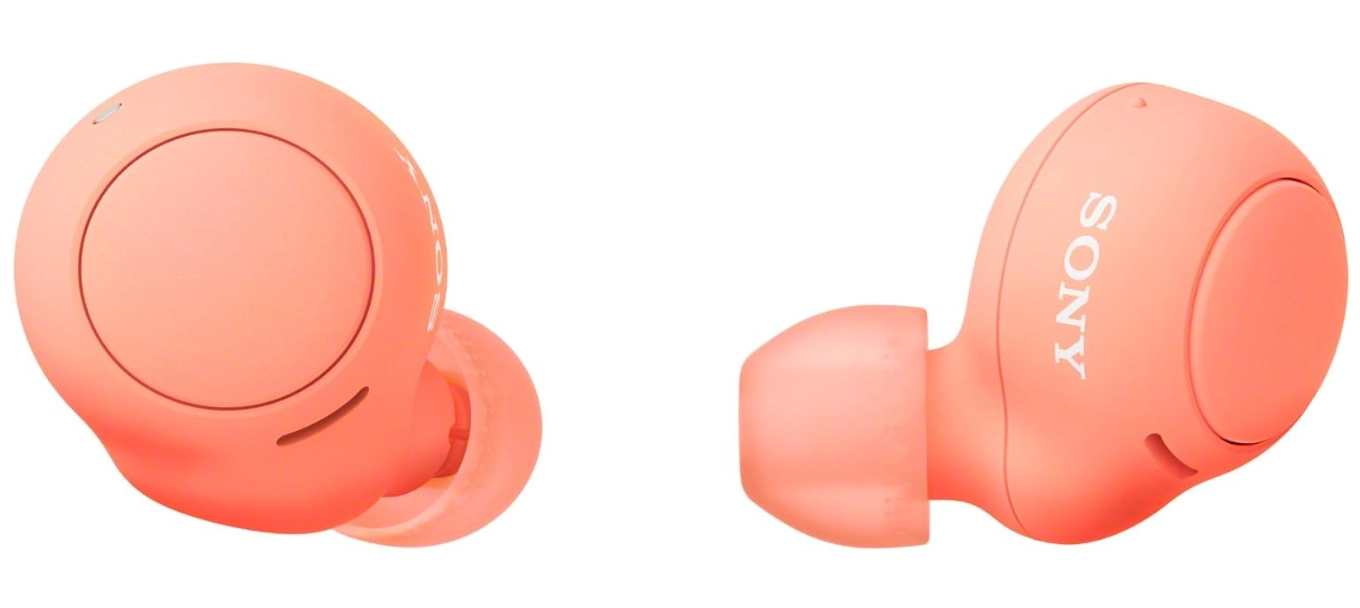 سماعات أذن لاسلكية Sony WF-C500 باللون البرتقالي (4548736131064)
