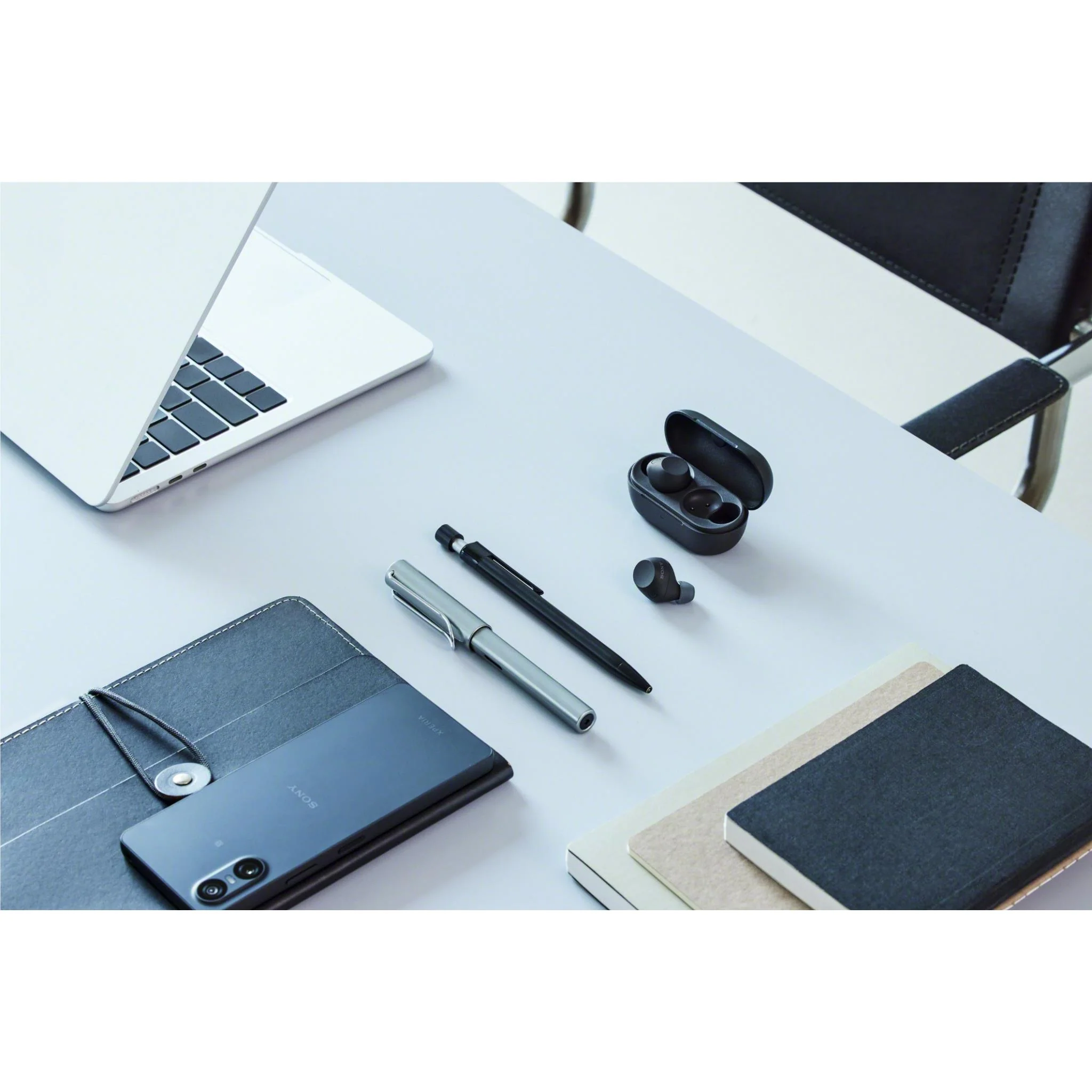 سماعات أذن لاسلكية Sony WF-C710N باللون الأسود (WF-C710N/BZE)