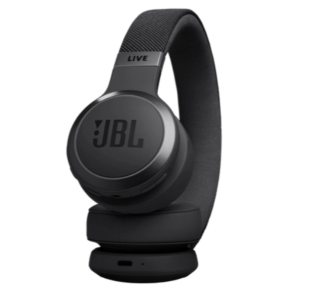 سماعات أذن لاسلكية JBL Live 670NC باللون الأسود