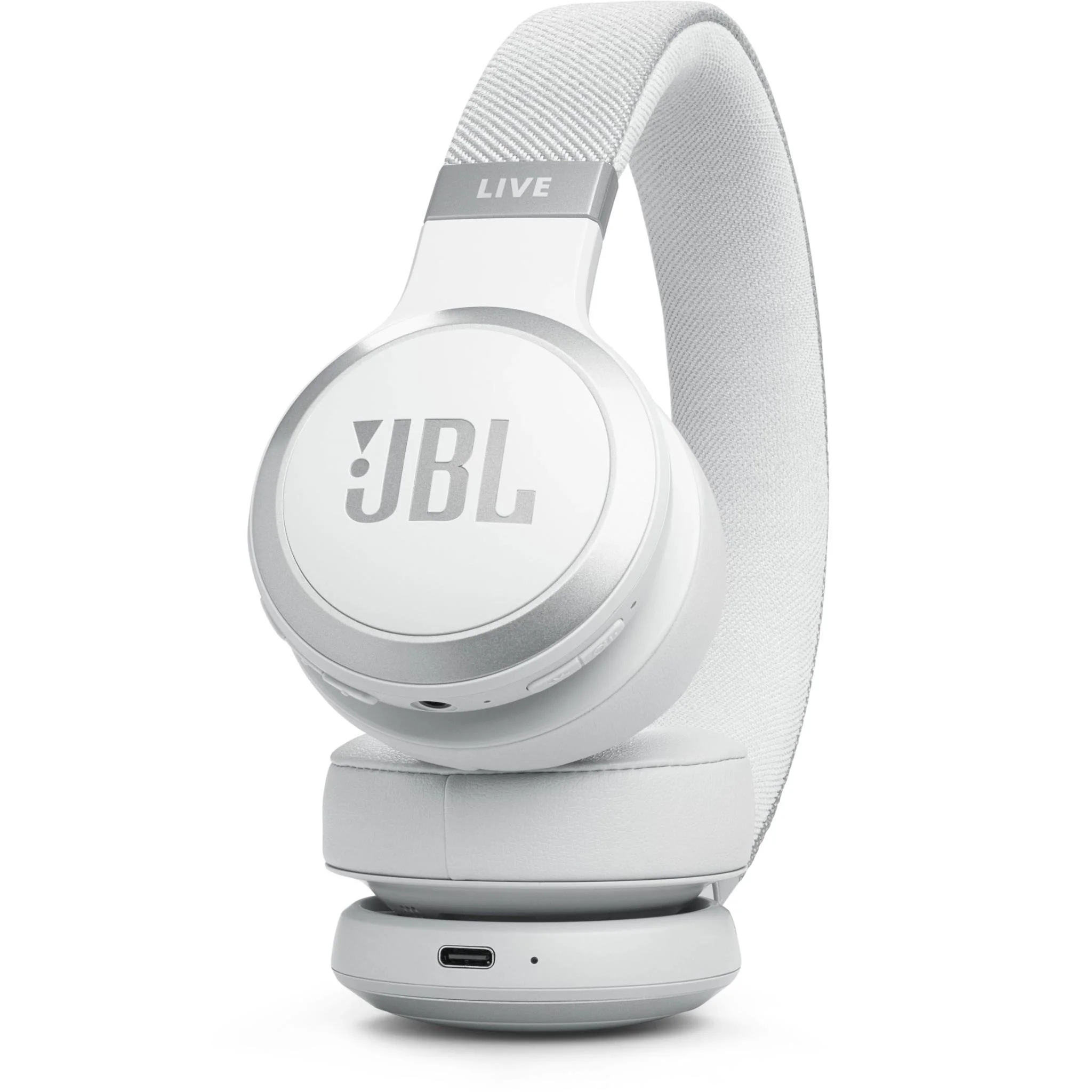 سماعات أذن لاسلكية JBL Live 670NC باللون الأبيض