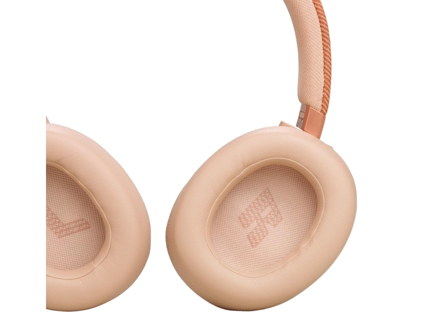 سماعات أذن لاسلكية JBL Live 770NC باللون الرملي