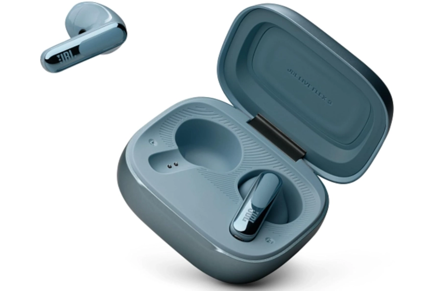 سماعات أذن لاسلكية JBL Live Flex 3 باللون الأزرق