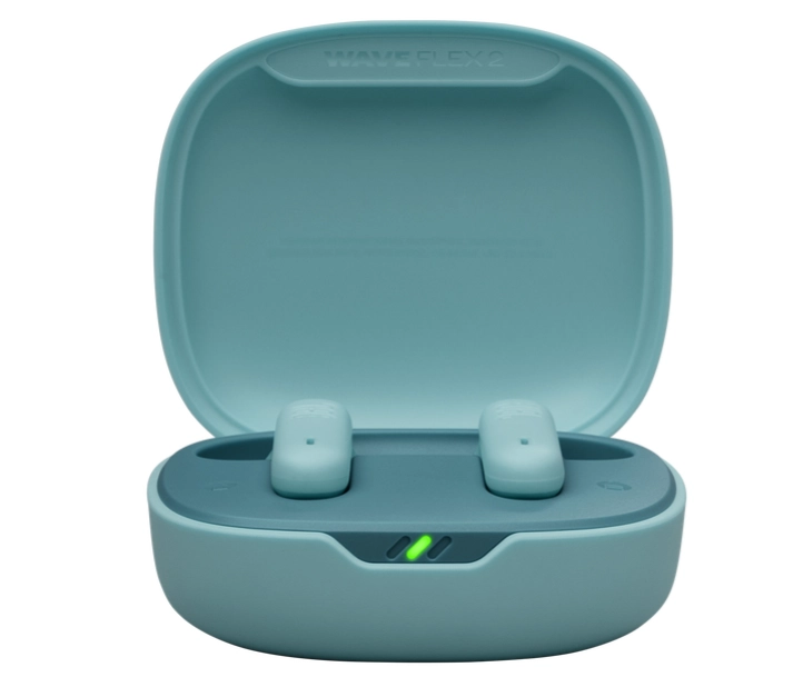 سماعات أذن لاسلكية JBL Wave Flex 2 باللون الأزرق