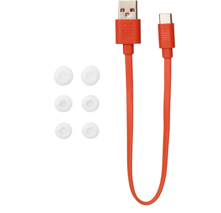 سماعات أذن لاسلكية JBL Wave Buds 2 باللون الأبيض