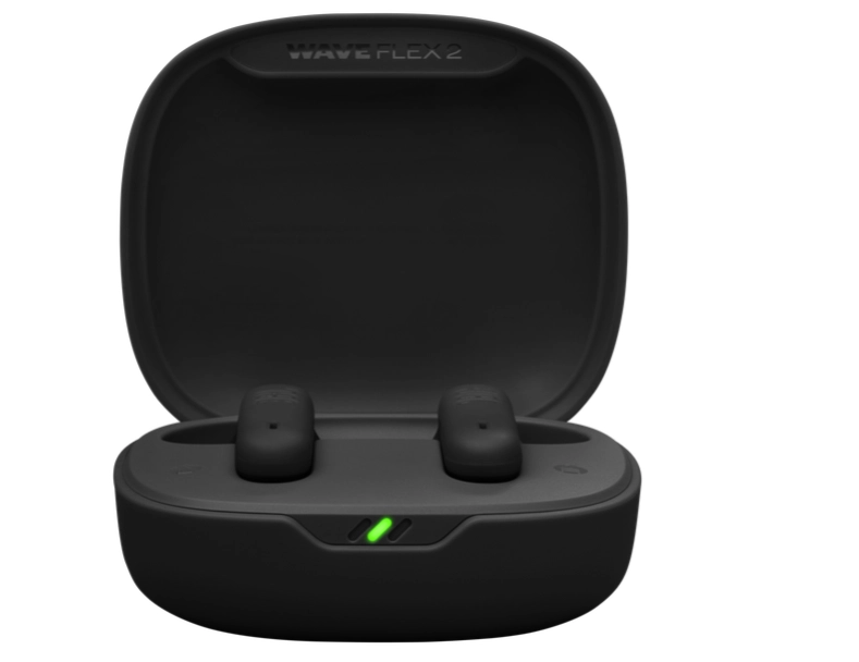 سماعات أذن لاسلكية JBL Wave Buds 2 باللون الأسود