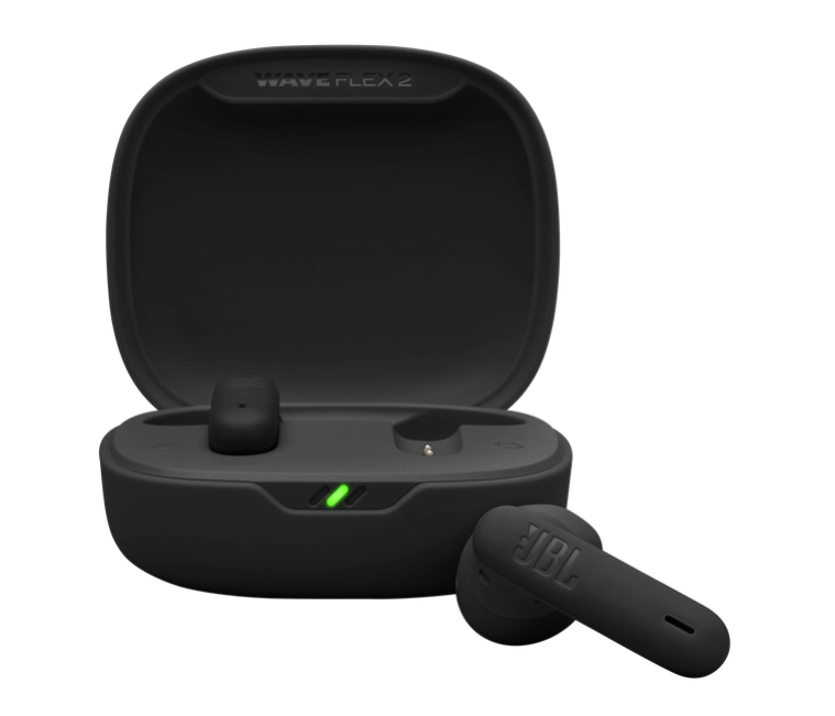 سماعات أذن لاسلكية JBL Wave Buds 2 باللون الأسود