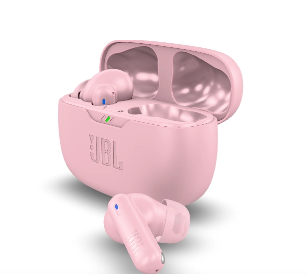 سماعات أذن لاسلكية JBL Wave Beam 2 باللون الوردي