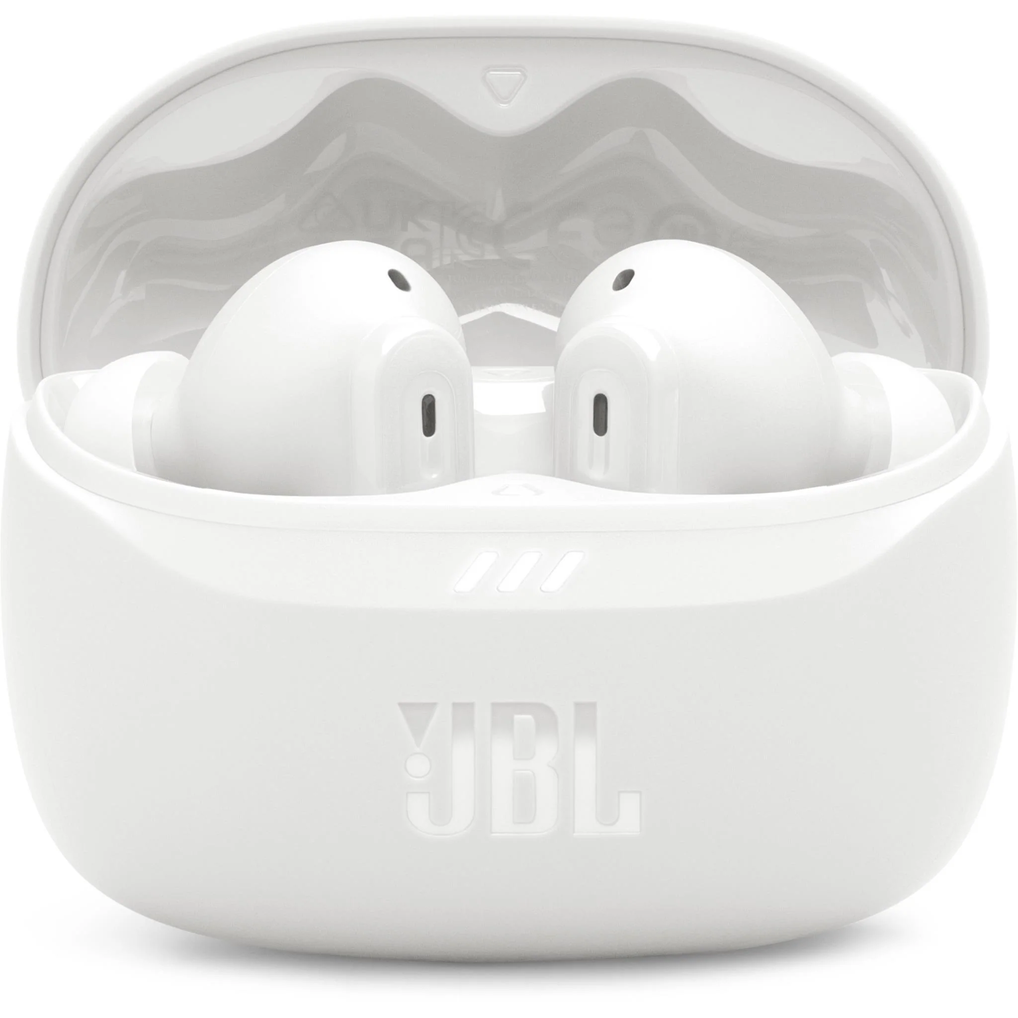 سماعات أذن لاسلكية JBL Tune Beam 2 باللون الأبيض