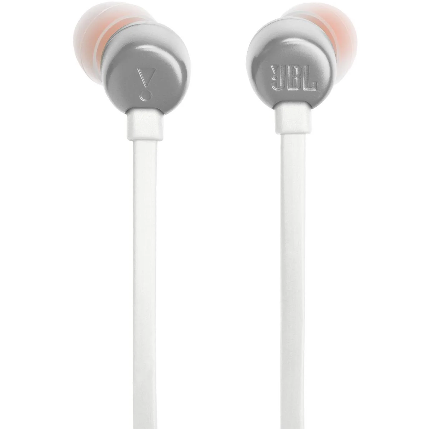 سماعات أذن سلكية داخل الأذن JBL T310C باللون الأبيض