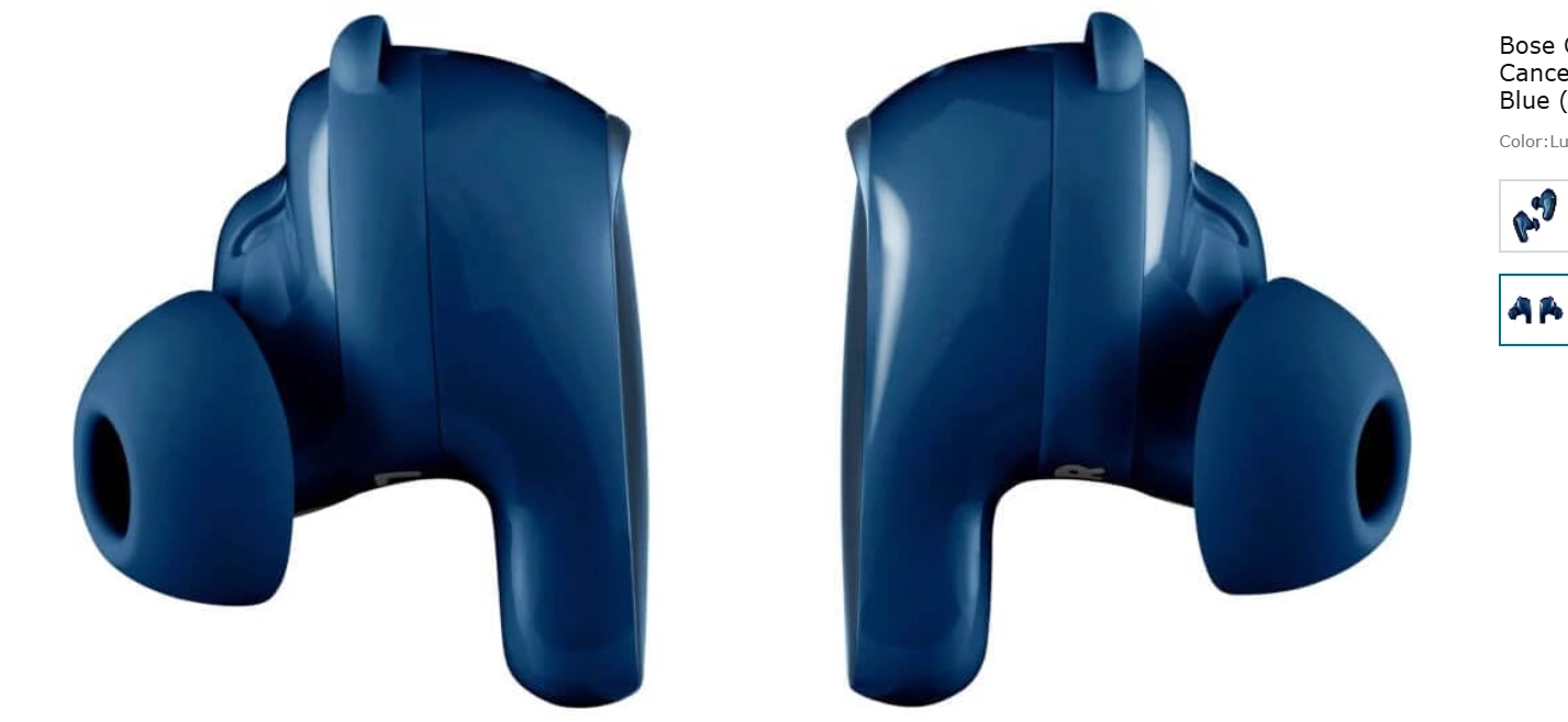 سماعات أذن لاسلكية Bose QC Ultra بلون الأزرق القمري (882826-0060)