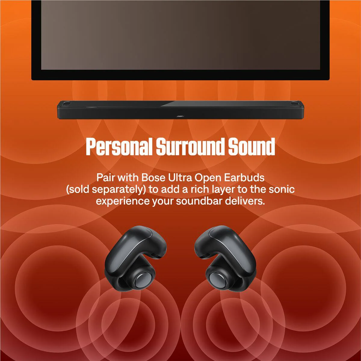 Беспроводные наушники Bose Ultra Open, Чёрные (881046-0010)