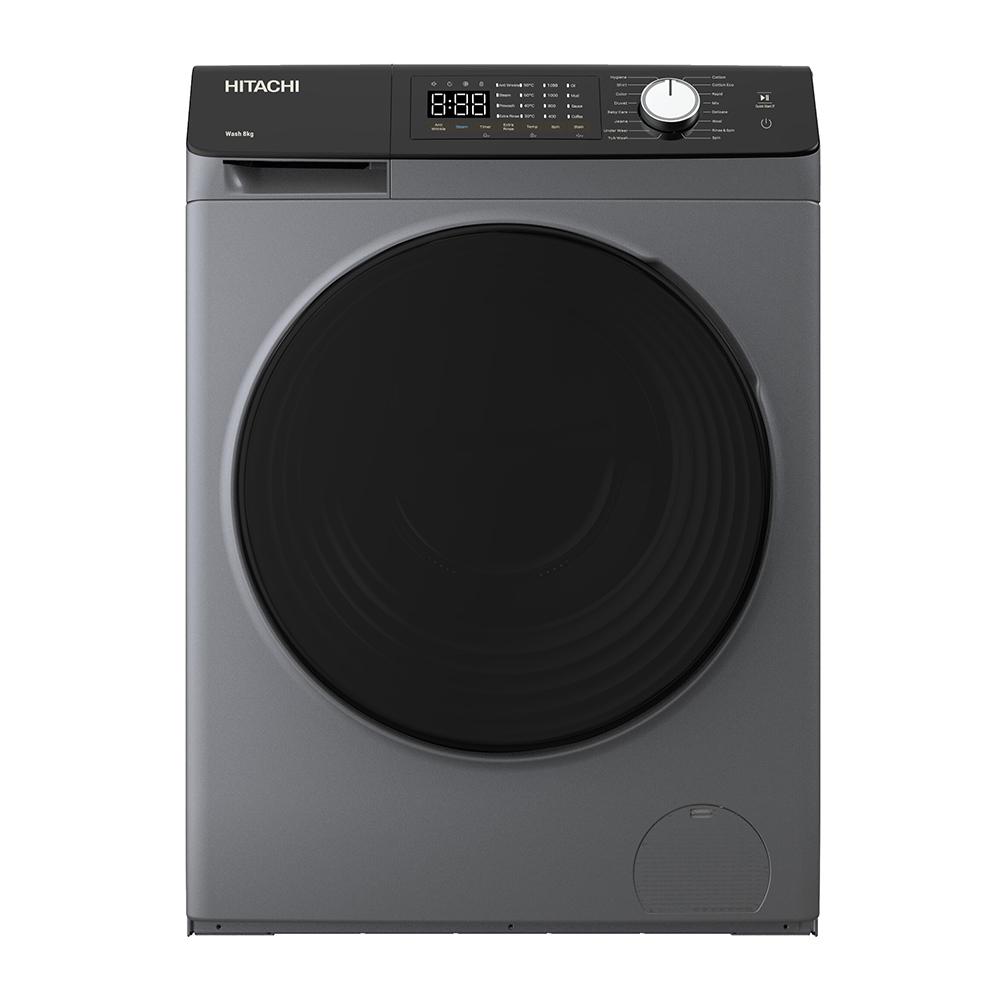 Hitachi Washing Machine BD-802HVOS Silver