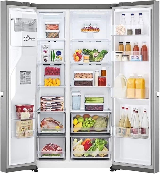 Холодильник LG GC-J257SMKV 617 л, серебристый