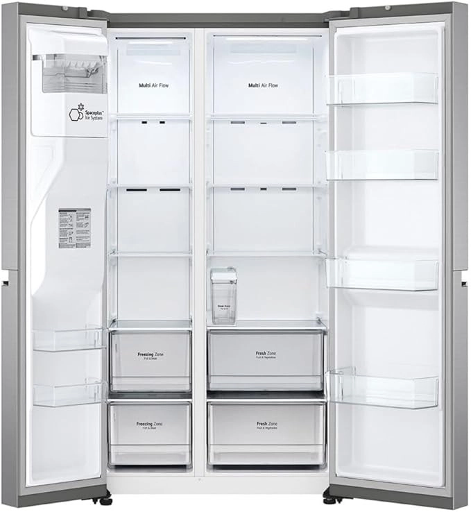 Холодильник LG GC-J257SMKV 617 л, серебристый